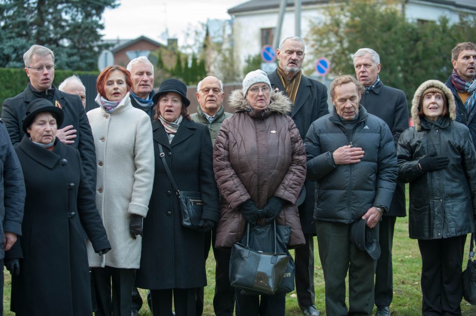 Kauniečiai rinkosi pagerbti Lietuvos partizanus