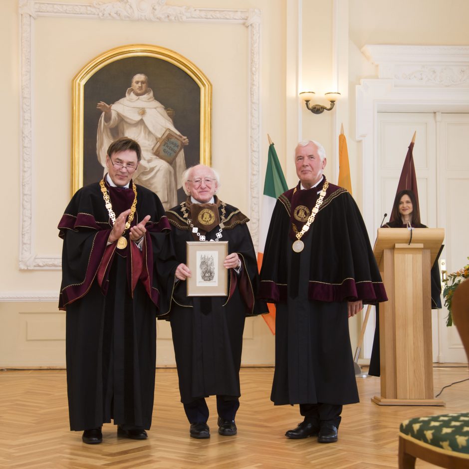 Airijos prezidentas tapo VDU garbės daktaru 