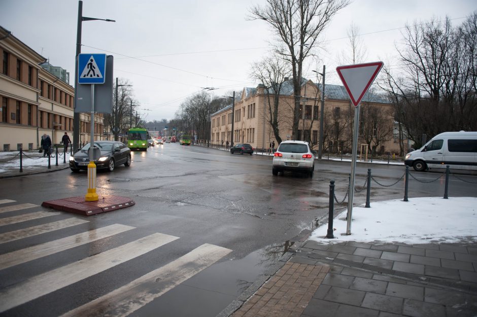 Kauno centre keisis automobilių ir dviračių eismas