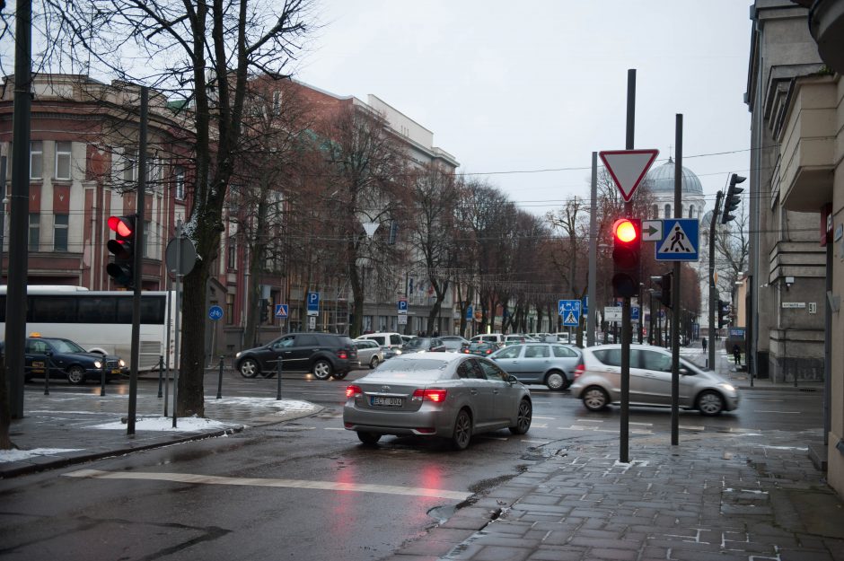 Kauno centre keisis automobilių ir dviračių eismas