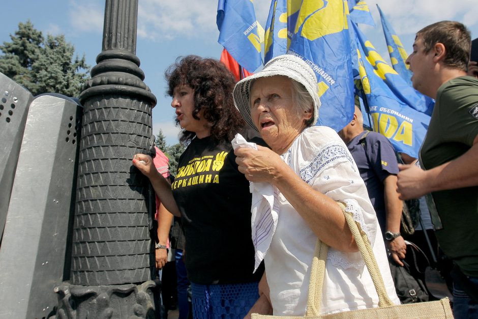 Ukrainoje per susirėmimą prie Aukščiausiosios Rados žuvo karys 