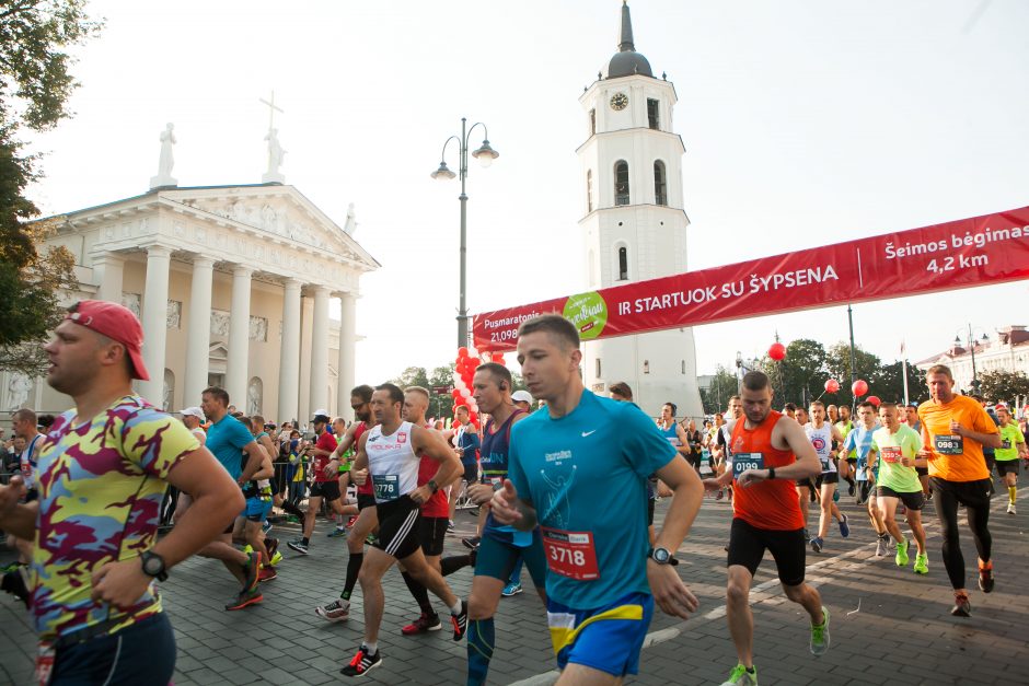 Vilniaus maratone – R. Kančio bei Baltarusijos ir Ukrainos bėgikų triumfas