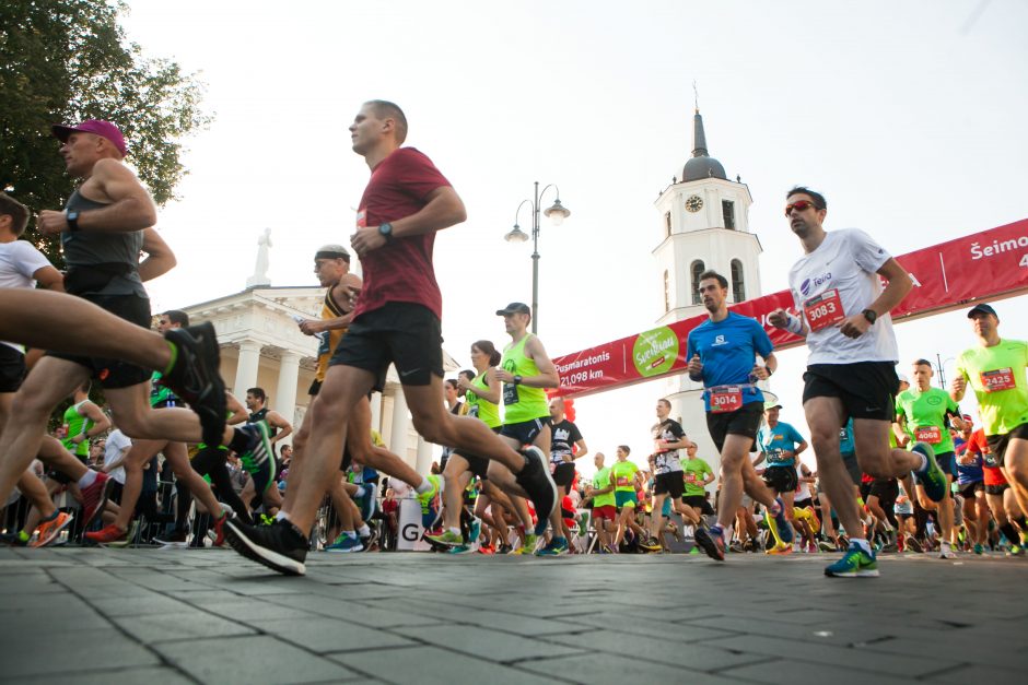 Vilniaus maratone – R. Kančio bei Baltarusijos ir Ukrainos bėgikų triumfas