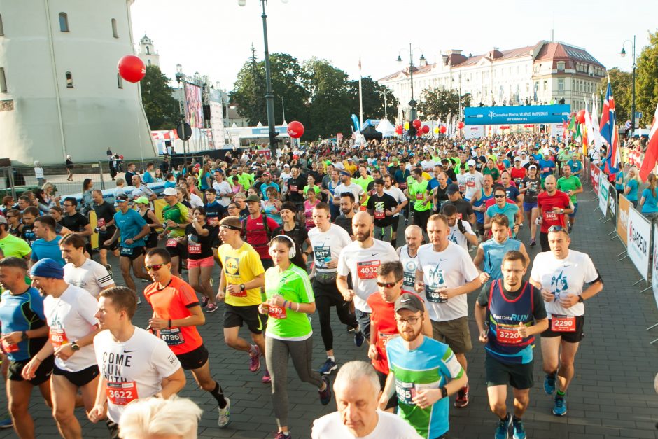 Vilniaus maratone – R. Kančio bei Baltarusijos ir Ukrainos bėgikų triumfas