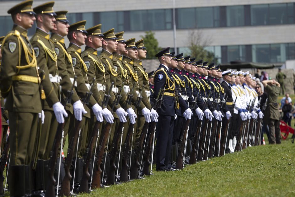 Kariuomenės ir visuomenės šventėje – NATO sąjungininkų naikintuvai