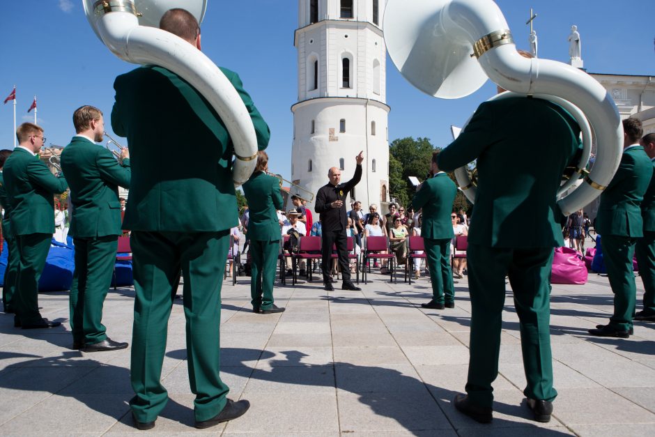 Katedros aikštėje – Dainų šventės naujienos