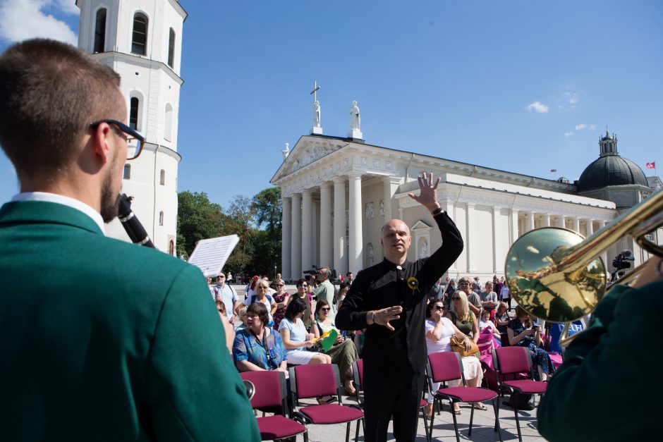 Katedros aikštėje – Dainų šventės naujienos