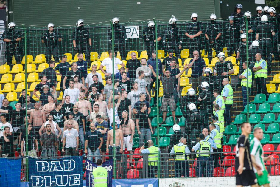 Vilniaus „Žalgiris“ baigė pasirodymą Čempionų lygoje (stadione incidentų išvengta)