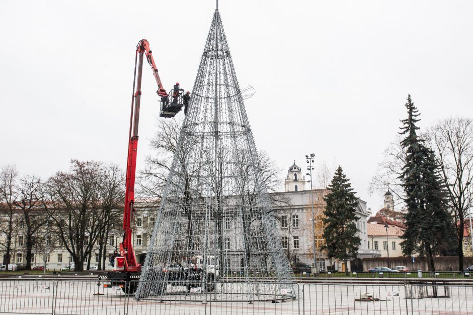 Šiemet sostinėje iškils brangesnės miesto eglutės