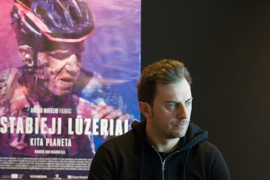 Režisierius A. Matelis pristatė filmą „Nuostabieji lūzeriai. Kita planeta“