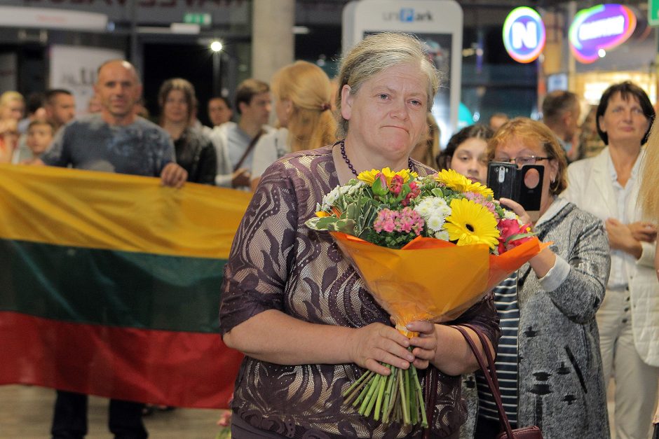 Kauno oro uoste – pasaulio čempiono A. Gudžiaus sutiktuvės