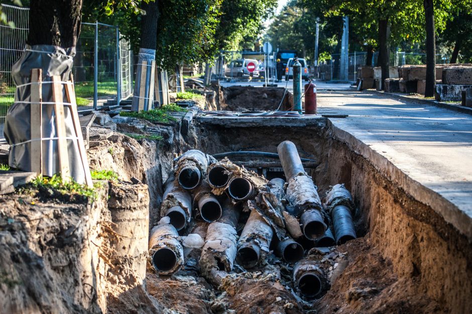 Dėl uždarytos A. Baranausko gatvės – spūstys