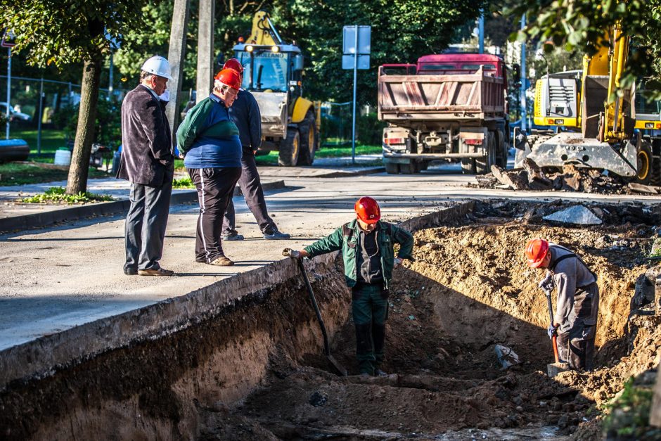 Dėl uždarytos A. Baranausko gatvės – spūstys