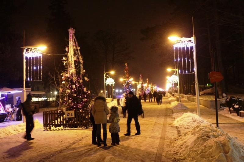 Šeštadienį Palangoje įžiebiama eglių alėja