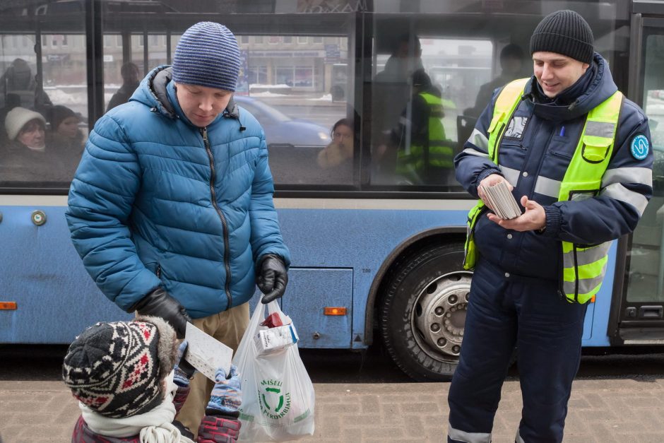 Viešojo transporto keleiviams – maloni kalėdinė staigmena