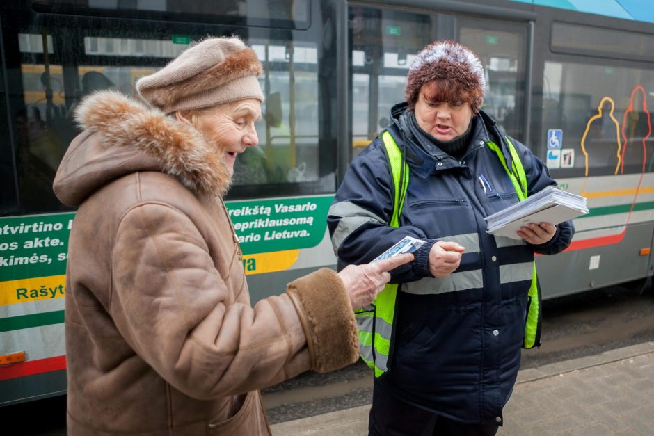 Viešojo transporto keleiviams – maloni kalėdinė staigmena