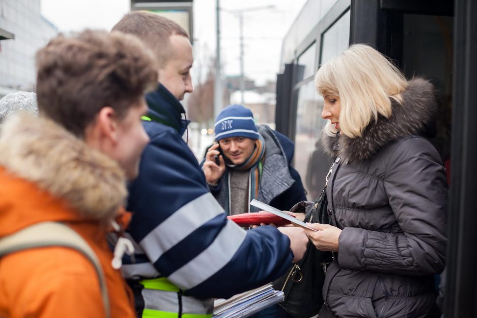 Viešojo transporto keleiviams – maloni kalėdinė staigmena