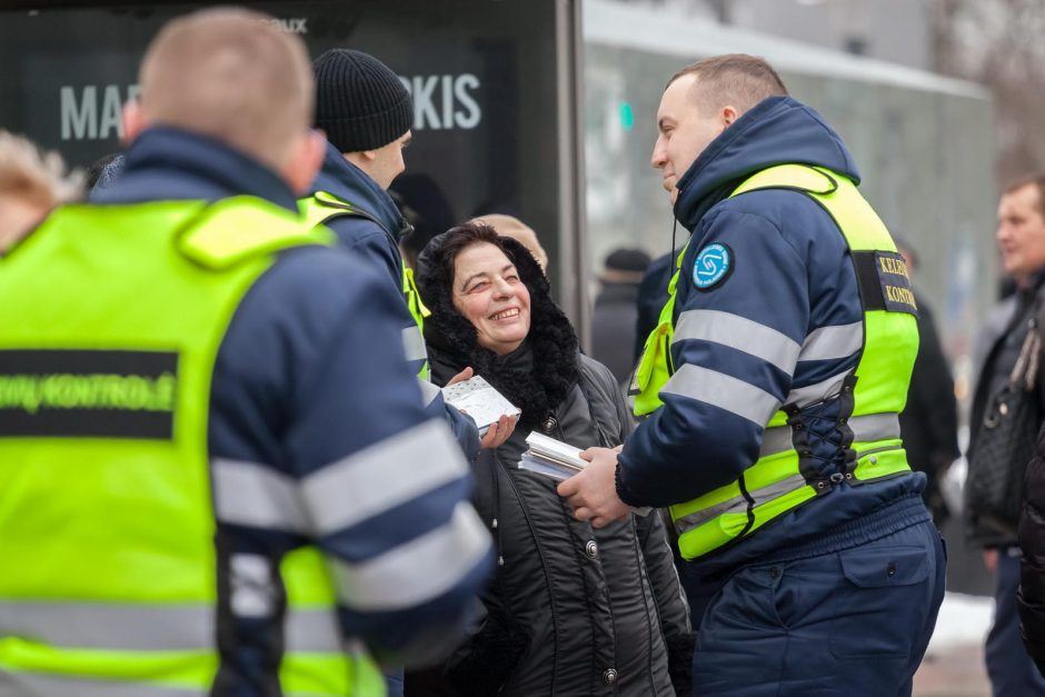 Viešojo transporto keleiviams – maloni kalėdinė staigmena