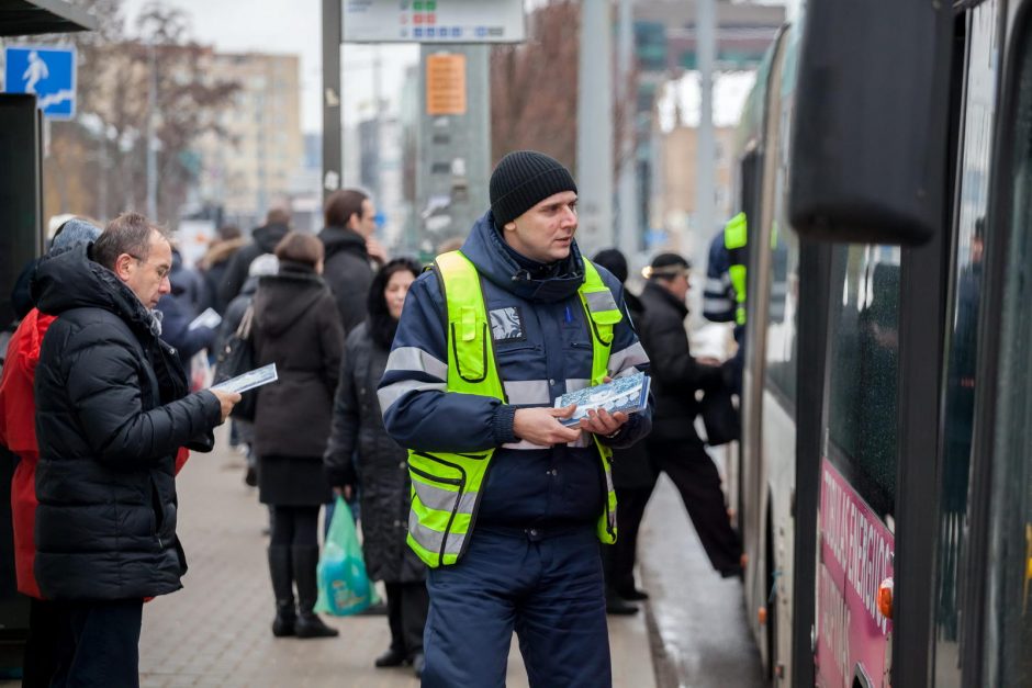 Viešojo transporto keleiviams – maloni kalėdinė staigmena