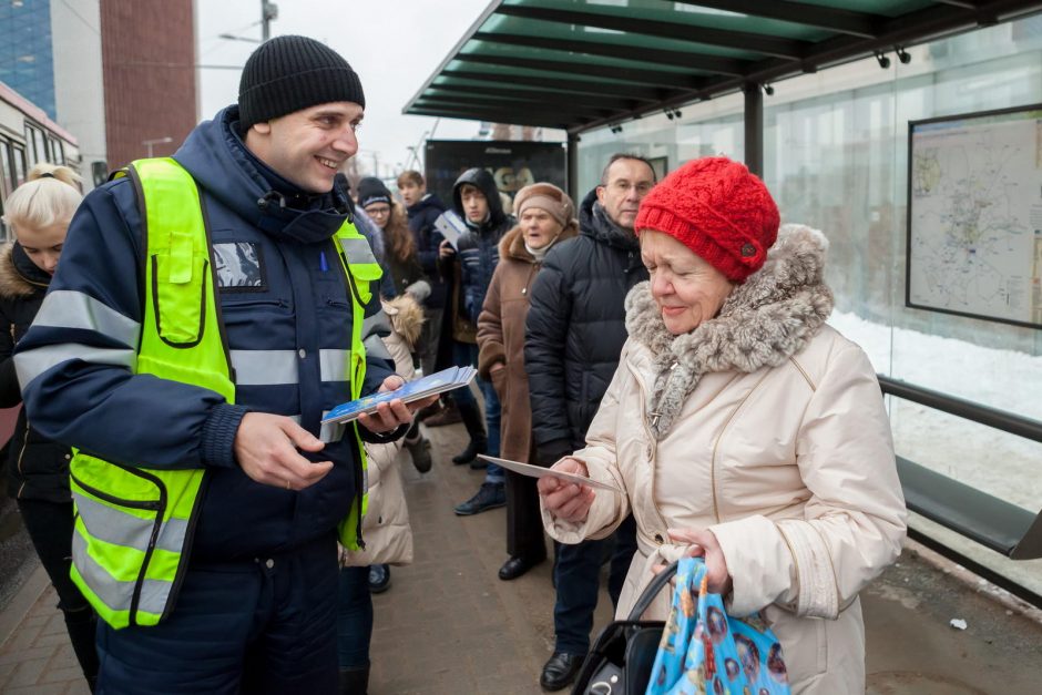 Viešojo transporto keleiviams – maloni kalėdinė staigmena