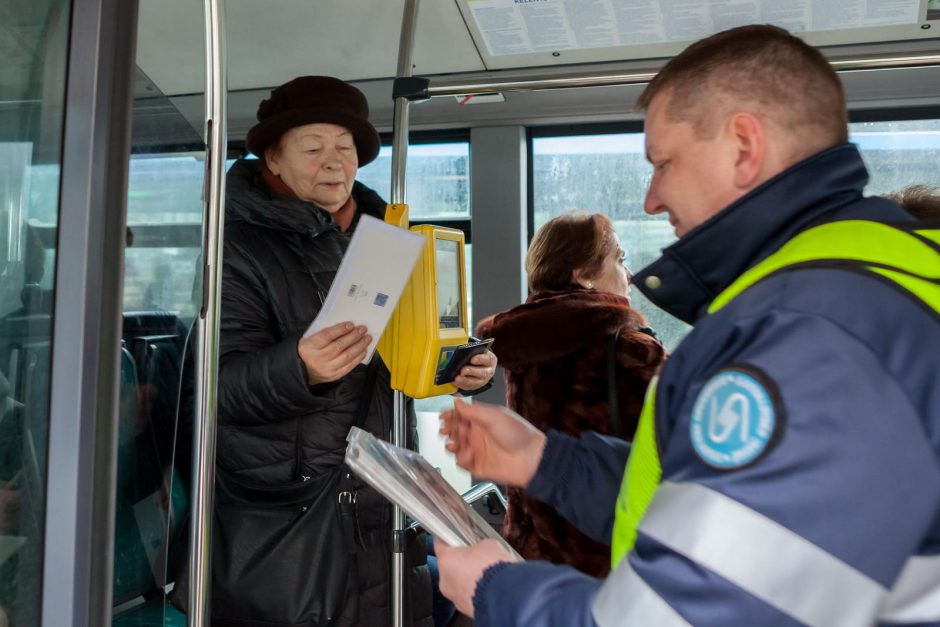 Viešojo transporto keleiviams – maloni kalėdinė staigmena