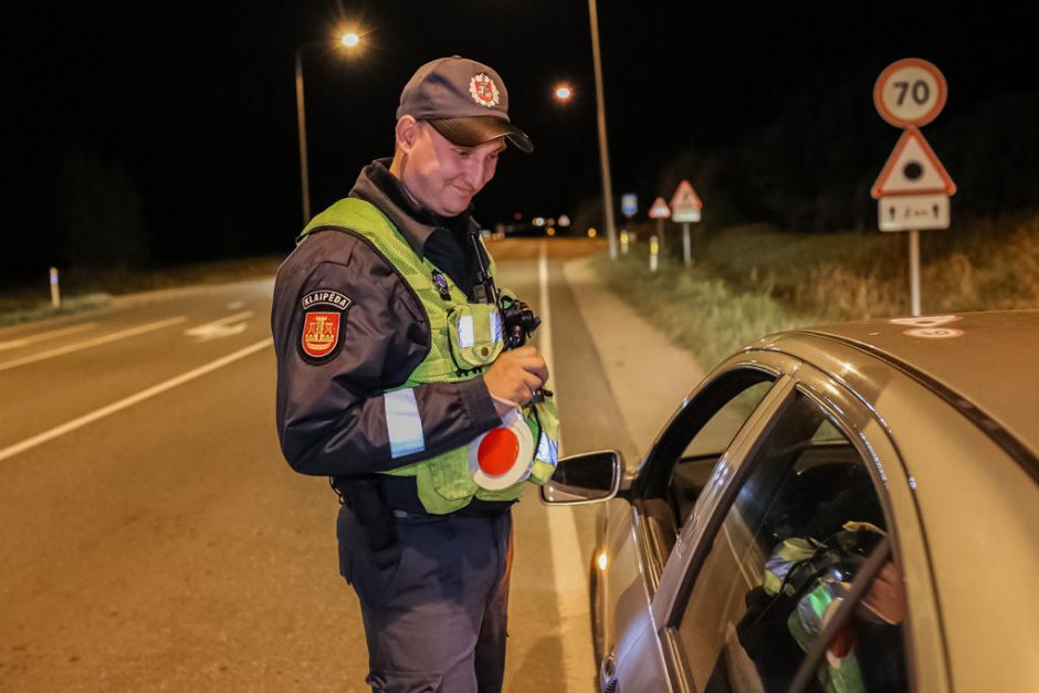 Reidas Klaipėdoje: tarp viršijusių greitį – garsus sportininkas