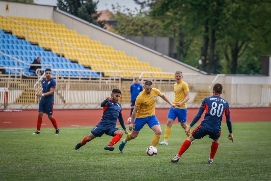 „Atlanto“ rungtynės prieš „Stumbrą“ baigėsi be įvarčių