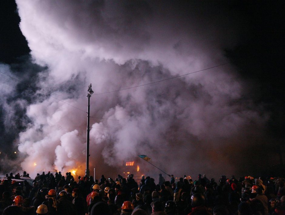 Per susidūrimus Kijeve nukentėjo daugiau kaip 30 milicininkų ir 24 protestuotojai