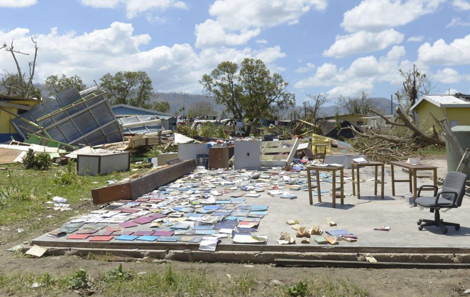 Vanuatu premjeras: ciklono aukų tikriausiai reikšmingai nebepadaugės