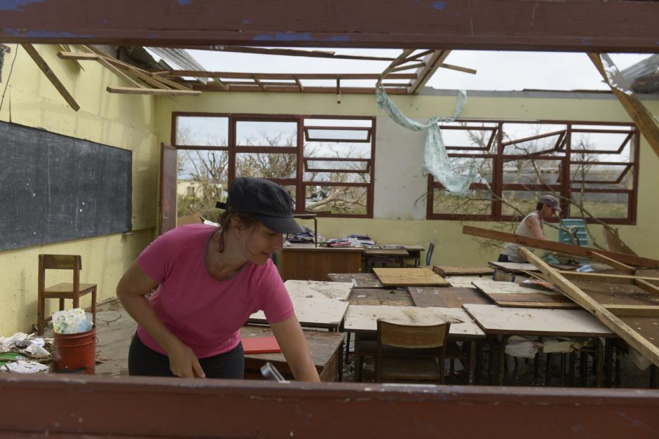 Vanuatu premjeras: ciklono aukų tikriausiai reikšmingai nebepadaugės