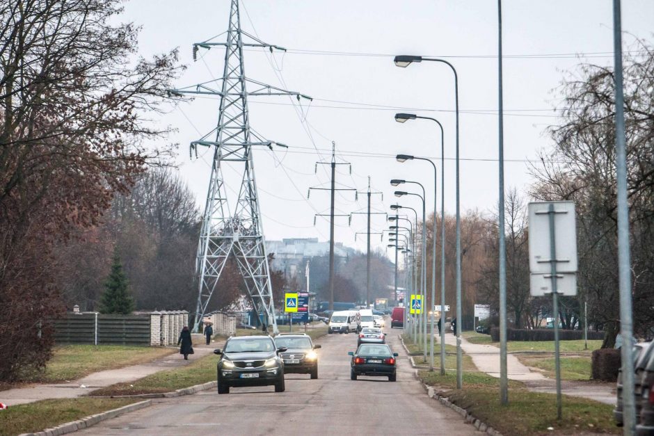 Gatvė, stebinti retėjantį mikrorajoną