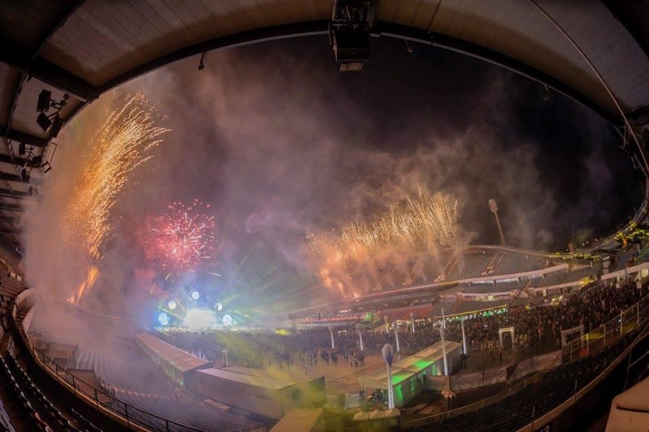 Vasaros pradžią skelbsiančiam festivaliui „Summerburst“ jau kyla scena