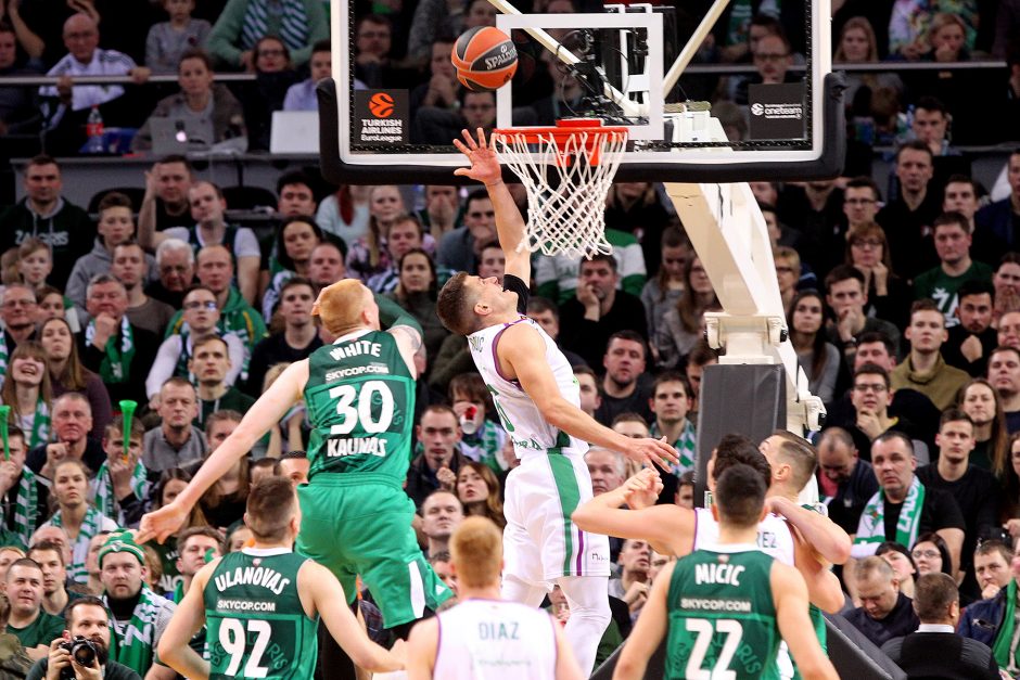  Dar viena drama – „Žalgiris“ paskutinėmis sekundėmis įveikė „Unicaja“