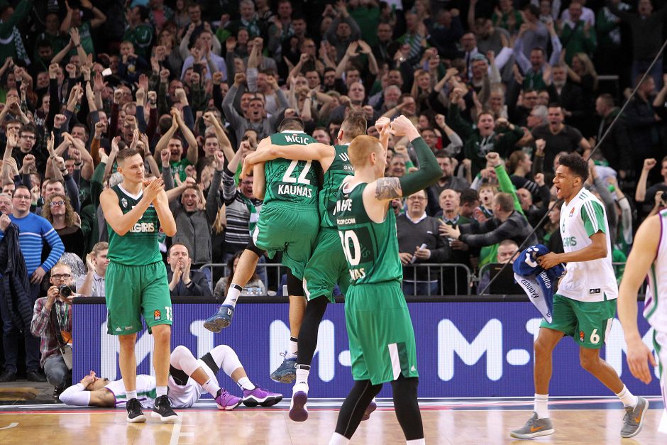  Dar viena drama – „Žalgiris“ paskutinėmis sekundėmis įveikė „Unicaja“