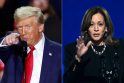 Donaldas Trumpas ir Kamala Harris