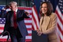 Donaldas Trumpas ir Kamala Harris