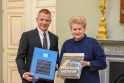 Marius Jovaiša ir Dalia Grybauskaitė