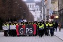 Pinigai: atlyginimų nesulaukę stadioną rekonstravę statybininkai buvo surengę protesto akcijas.