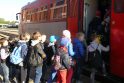 Klaipėdos &quot;Gilijos&quot; pradinės mokyklos antrokai mokslo metų baigimo proga keliavo traukiniu į Plungę.