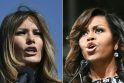 Melania Trump ir Michelle Obama