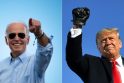 Joe Bidenas ir Donaldas Trumpas