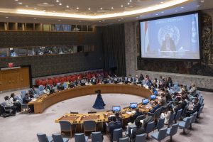 Rusija šaukia JT Saugumo Tarybos posėdį, kad pasmerktų Ukrainą