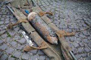 Radviliškio rajone rastas artilerijos sviedinys