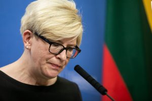 Premjerė NATO atstovams: tik principingas Aljansas gali paskatinti Maskvą deeskalacijai