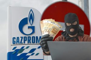 Į „Gazprom“ akcijas „investavęs“ tauragiškis neteko beveik 17 tūkst. eurų