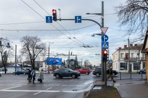 Vairuotojų dėmesiui: judrioje sankryžoje neliko žalios rodyklės