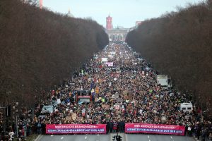 Berlyne – dešimttūkstantinis protestas