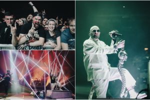 Kaune nugriaudėjo laukinis amerikiečių sunkiojo roko grupės „Five Finger Death Punch“ koncertas