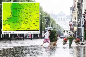 Sinoptikė sudarė artimiausių dienų prognozę: virš Europos – neramūs ciklonai
