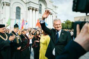 G. Nausėda Kauno universitetų mokslo šventėje linkėjo siekti bendrojo gėrio